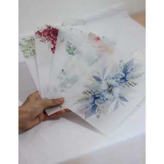 Envelope para convite com papel vegetal translúcido - faça você mesmo,festa,casamento,batizado em Oferta na Shopee