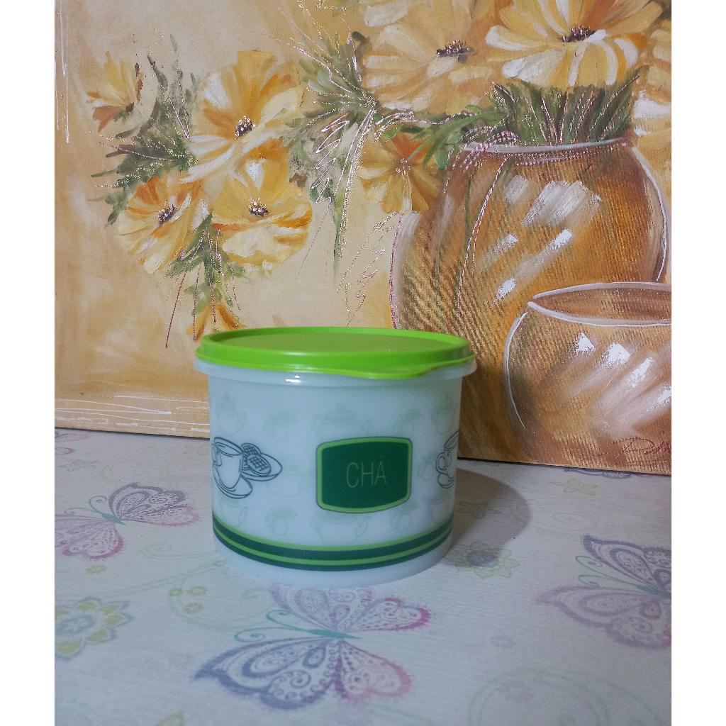 CAIXA PARA CHÁ 1KG COLOR TUPPERWARE