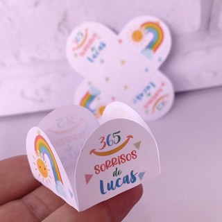 Forminha para doce Personalizada 365 sorrisos em Oferta na Shopee