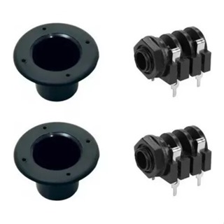 02 Copinho/caneca P/ Jack P10 Caixa De Som + 2 Jack P10 Mono em Oferta na Shopee