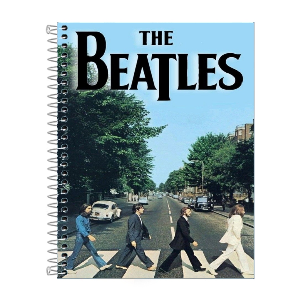 Caderno The Beatles Escolar 1,10 ou 20 Matérias em Oferta na Shopee