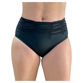 calcinha de biquíni avulsa média alta de qualidade modela o corpo efeito lipo em Oferta na Shopee