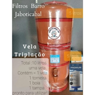 Filtro de barro Jaboticabal 10LITROS Total em Oferta na Shopee