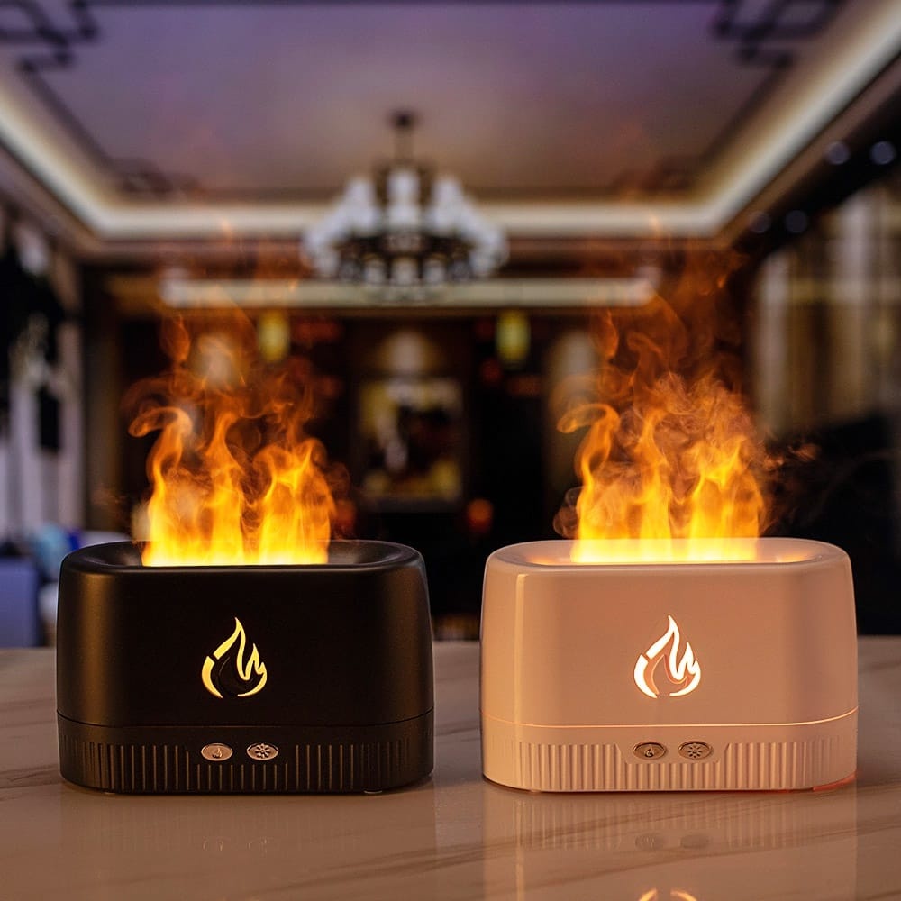 Aromatizador e Difusor De Ar De Chama Umidificador Ultra-silencioso De Névoa KNUP - para Óleo Essenciais