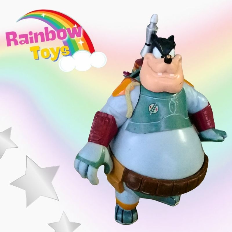Figura boneco Disney Star Wars coleção Star Tours- Bafo de Onça como Boba Fett, mede 14 cm