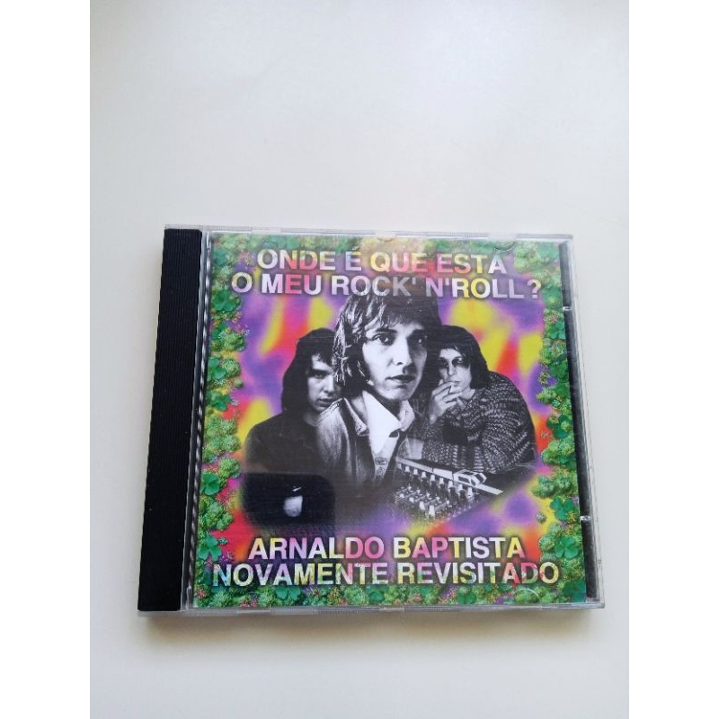 CD onde está meu rock'n'roll Arnaldo baptista novamente revisitado ótimo estado mídia e capa