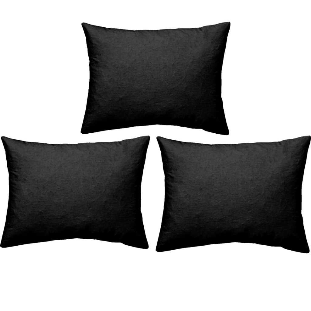 Kit 3 Almofada Grande 80X60 Encosto Apoio Para Sofá Retrátil Cama Poltrona Pallet Decoração Presente