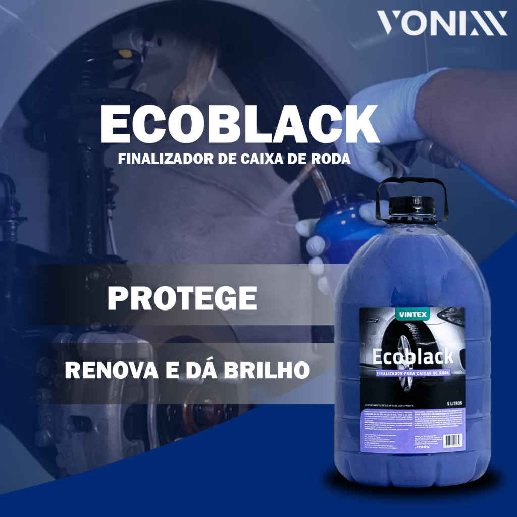 Finalizador De Caixa De Rodas Automotivas Ecoblack Vonixx 5l