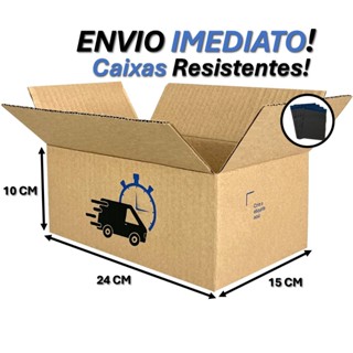 Kit Caixas de Papelão Para Envios Medida 24x15x10 Com Impressão Ecommerce/Flor/Pet 75 Unidades em Oferta na Shopee