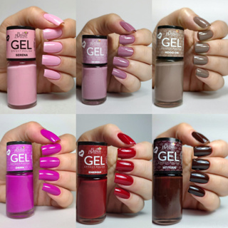 Esmalte Efeito Gel Bella Brazil Seca sem Cabine 9ml Cremoso em Oferta na Shopee