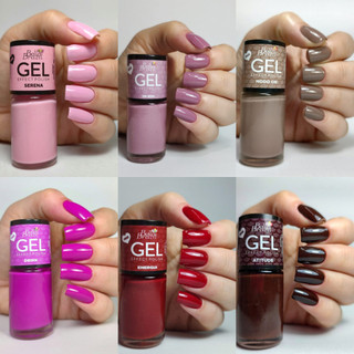 Esmalte Efeito Gel Bella Brazil Seca sem Cabine 9ml Cremoso