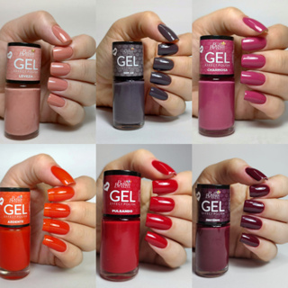 Esmalte Efeito Gel Seca Sem Cabine - Secagem Rapida 9ml em Oferta na Shopee