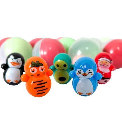 10/20/30/40 Capsulas Joao Bobo - Boneco Doido 2 polegadas - Festas infantil em Oferta na Shopee