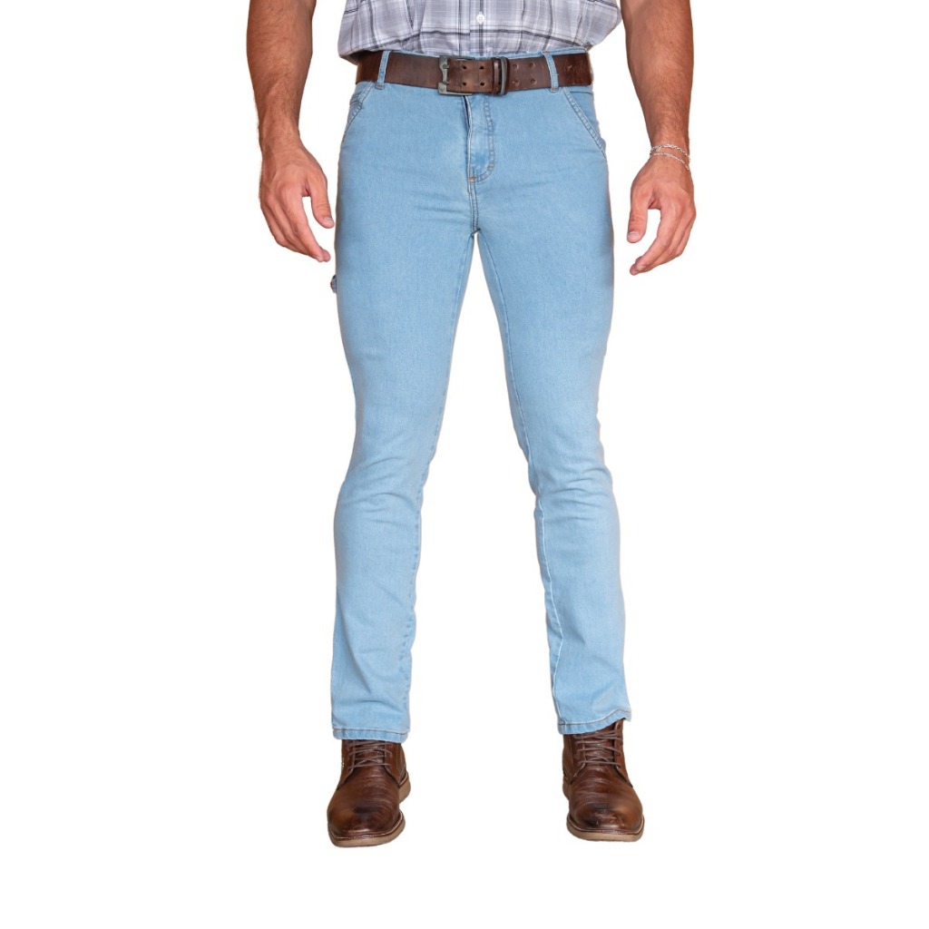 Calça Jeans Masculina Carpinteiro Estilosa Resistente para o Dia a Dia Confortavel Country Ref: 1149