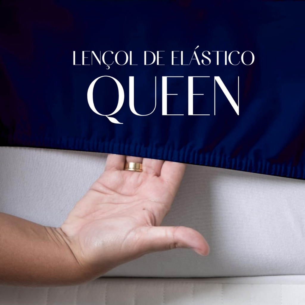 Lençol Queen C/Elástico Avulso  Micropercal 400 Fios Extra Macio