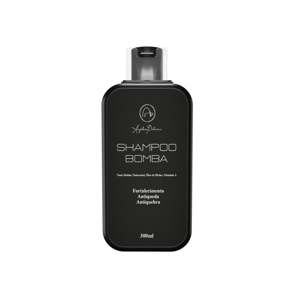 Shampoo Bomba Crescimento Acelerado Antiqueda Força e Brilho Novos Fios - Angélica Policiano