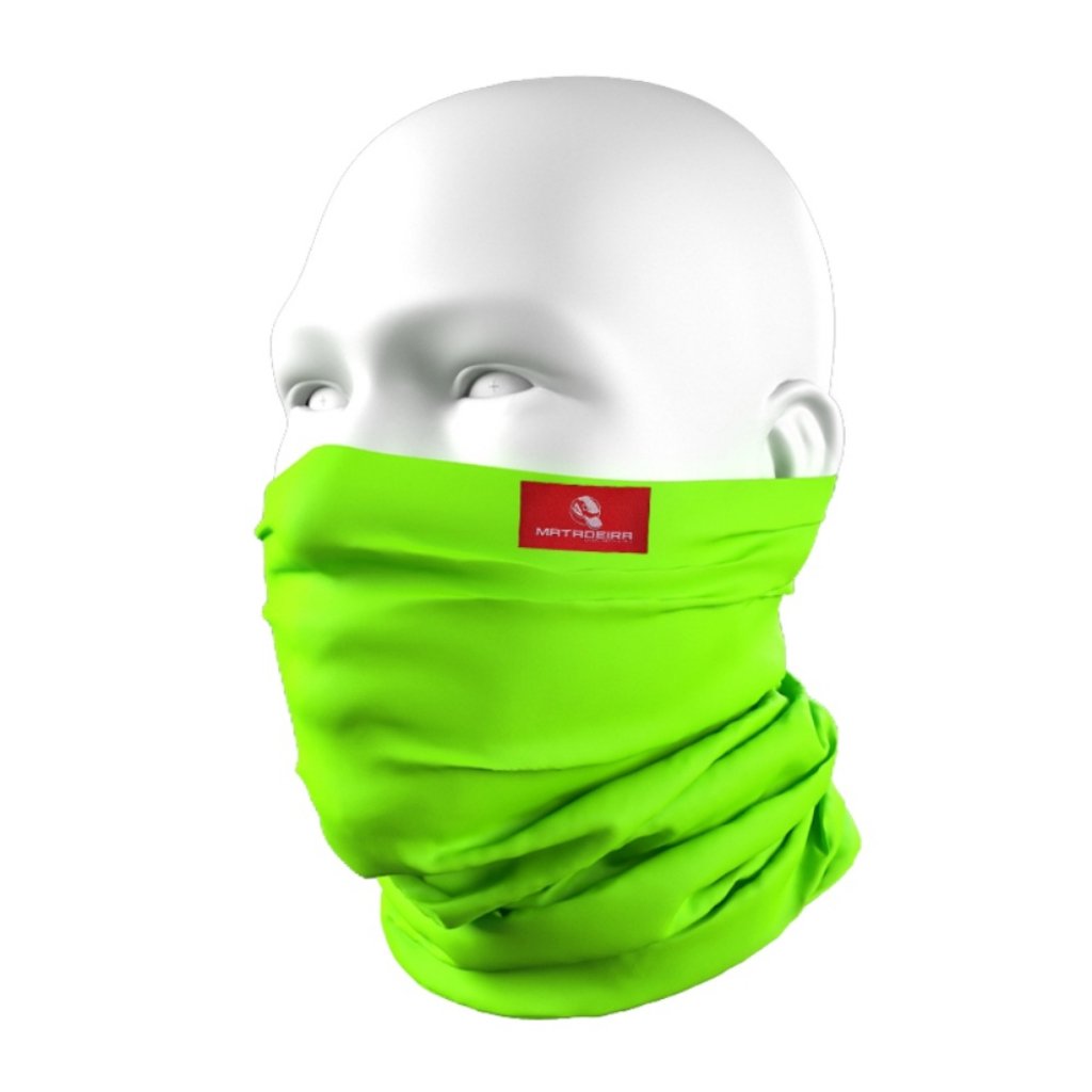 Bandana Máscara Pesca Tubneck Buff Matadeira Cor Verde Limão