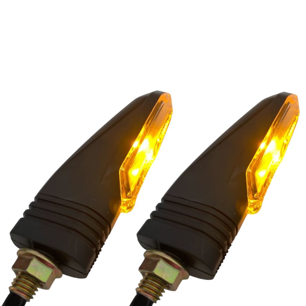 Kit 2x Pares Pisca De Led Honda Cb 250 Twister Rosca De Parafuso Titan Biz Pop Cb300 — imagem 2 de 2