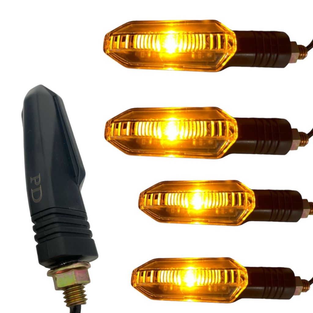 Kit 2x Pares Pisca De Led Honda Cb 250 Twister Rosca De Parafuso Titan Biz Pop Cb300