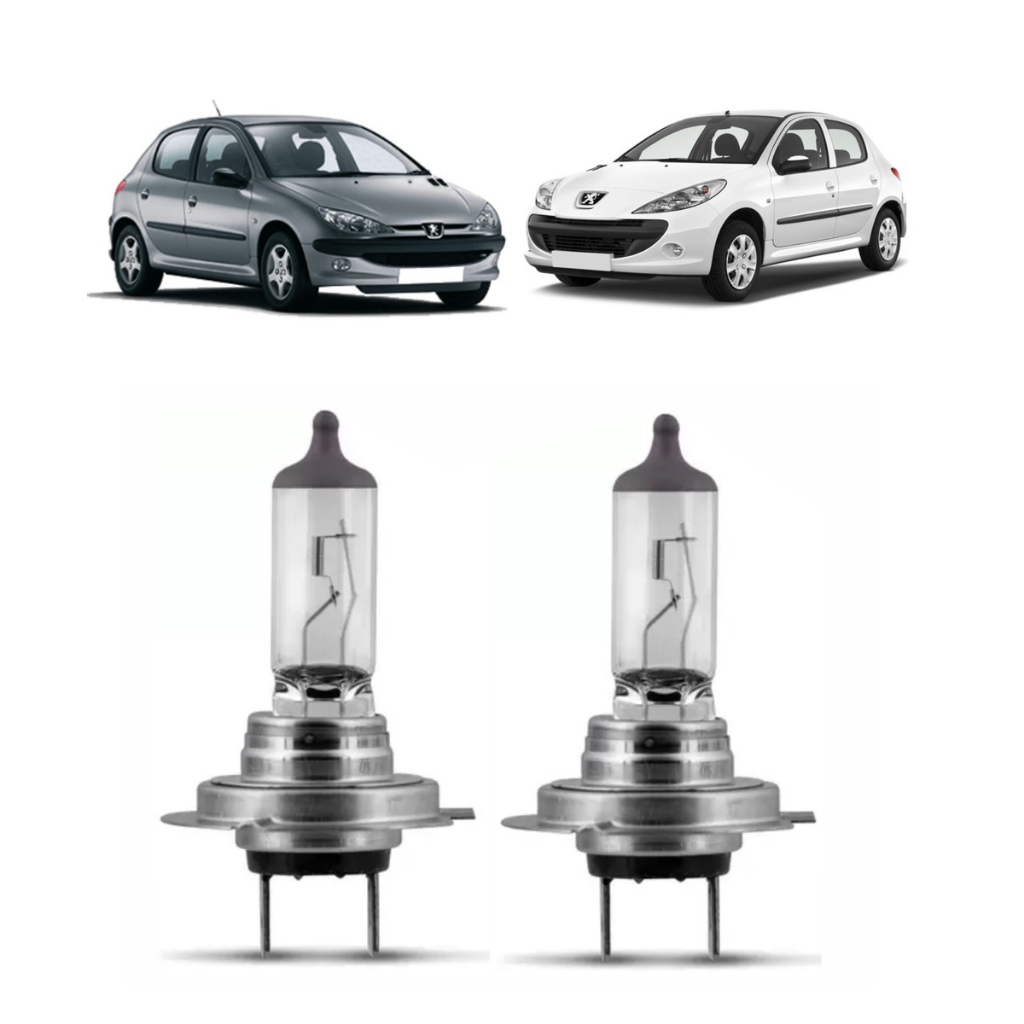 Lâmpadas Peugeot 206 207 208 307 308 508 2008 Farol Baixo H7 em Oferta na Shopee