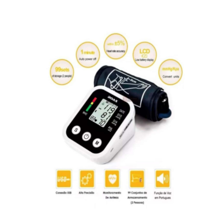 Aparelho Medidor De Pressão Arterial DigitaL