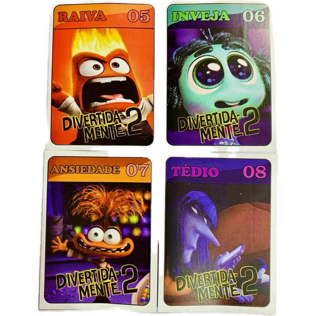 100 cards Divertidamente SC = 25 pacotes fechados em Oferta na Shopee