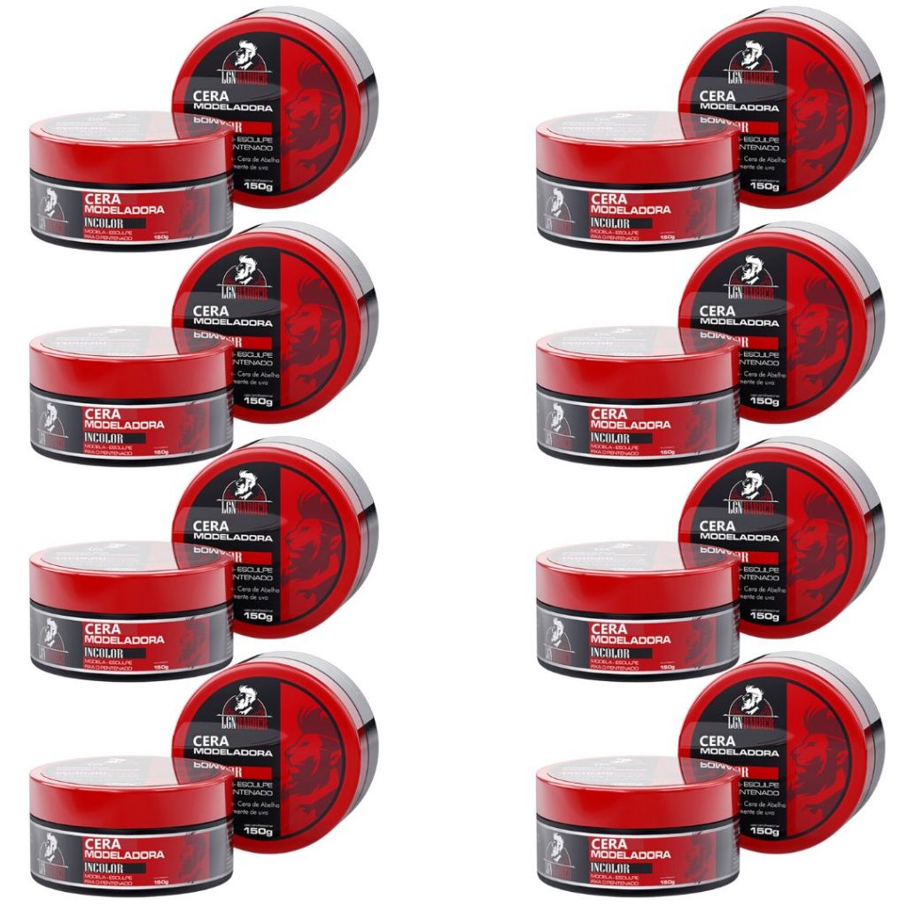 8 Cera Incolor capilar para cabelo e barba 150g - LGN Barber em Oferta na Shopee