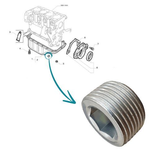 Parafuso Bujão do Carter do Óleo Fiat Palio Uno Doblo Mobi Fiorino Siena Strada
