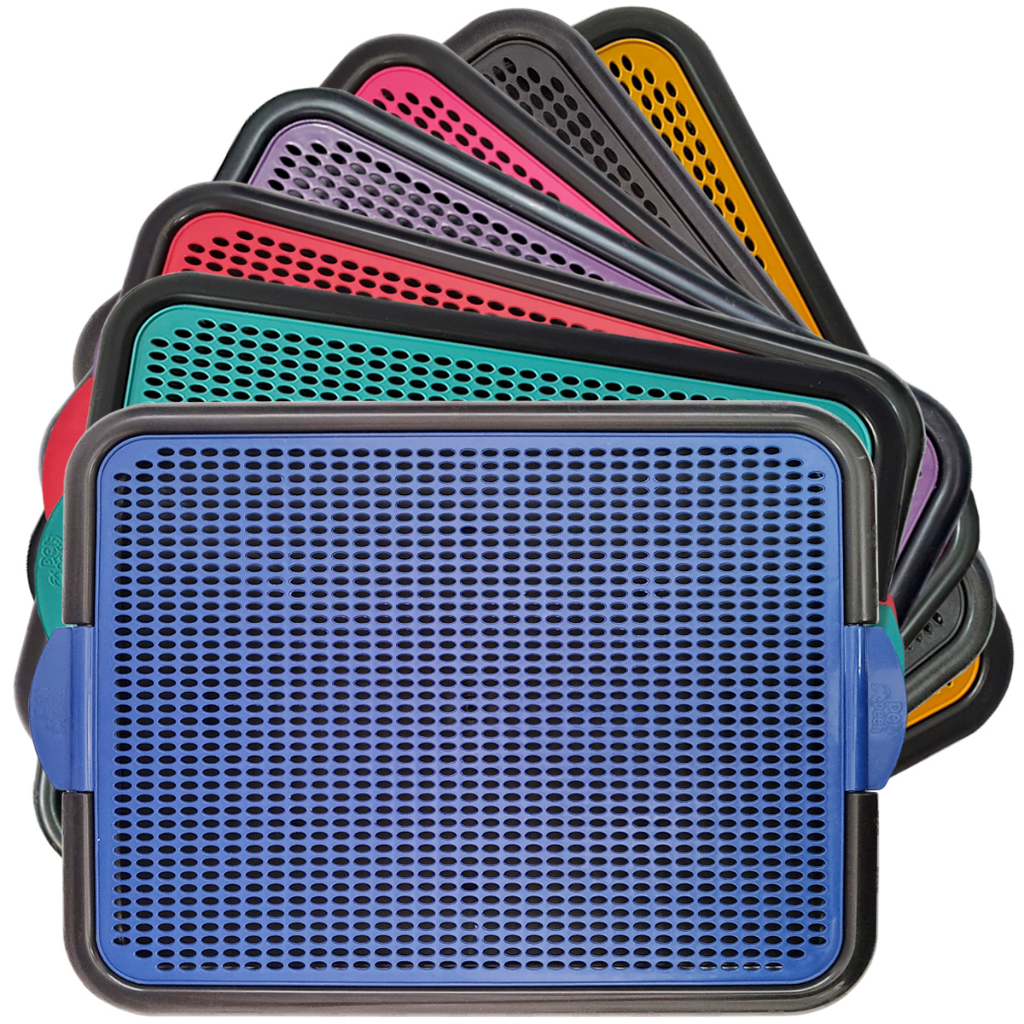 Tapete Higiênico Higiene Sanitário Canino Toalete 2 Camadas Cães Pipi Dog Xixi Educador Plástico em Oferta na Shopee