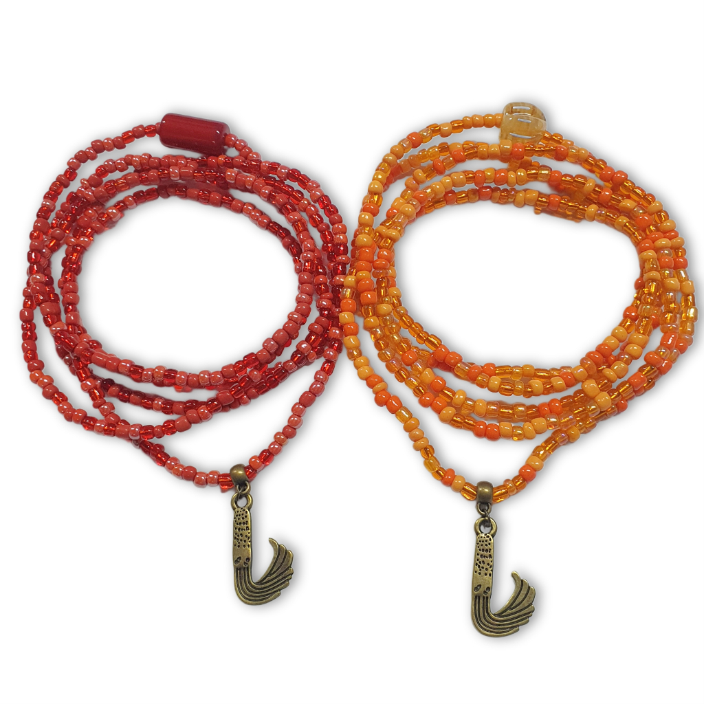 Guia de Iansã Chicote Iansã Laranja Iansã Vermelho Eruexim Umbanda Candomble Oyá Promoção Iansan