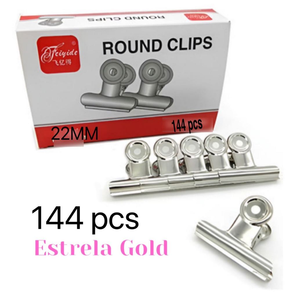 kit 144 pcs Presilhas P Curvatura C Grampo Para Unhas Inox Fibra Gel 22mm