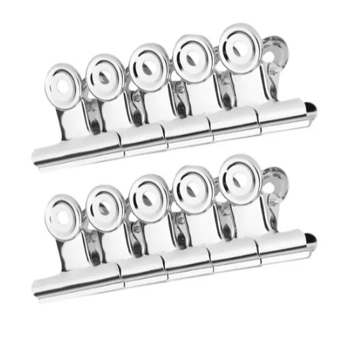kit 144 pcs Presilhas P Curvatura C Grampo Para Unhas Inox Fibra Gel 22mm