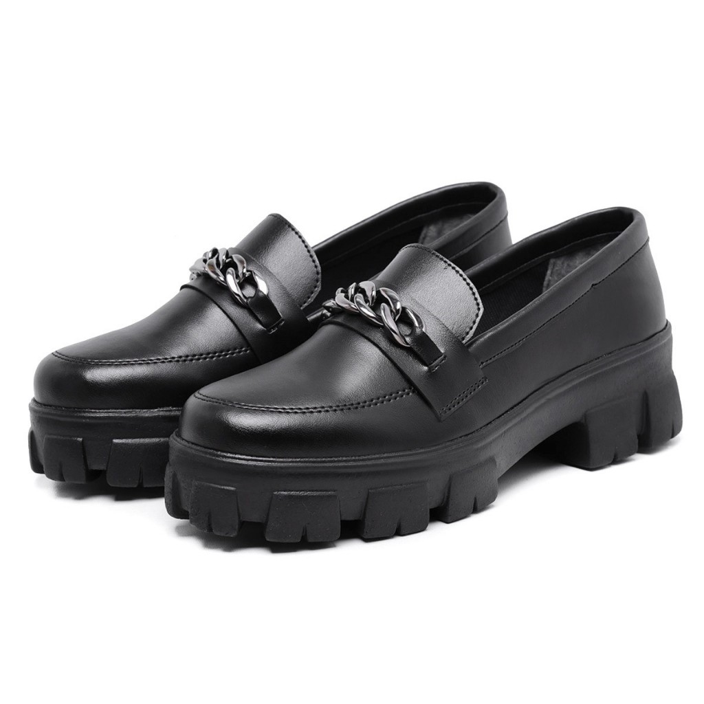 Mocassim Sapato Tratorado Slip On com Correntes Casual Boat Shoes — imagem 2 de 2