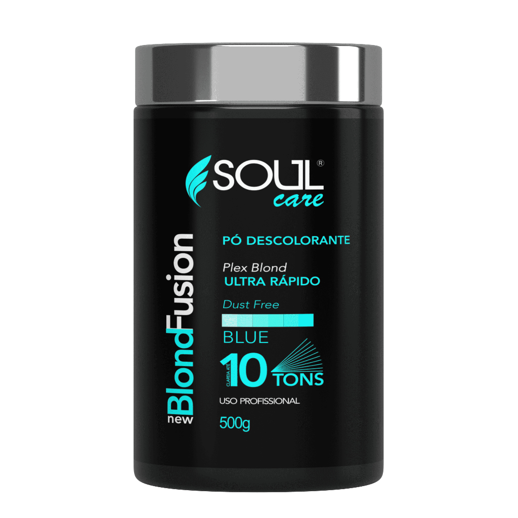 Pó Descolorante Azul Abre 10 Tons Soul Care Profissional