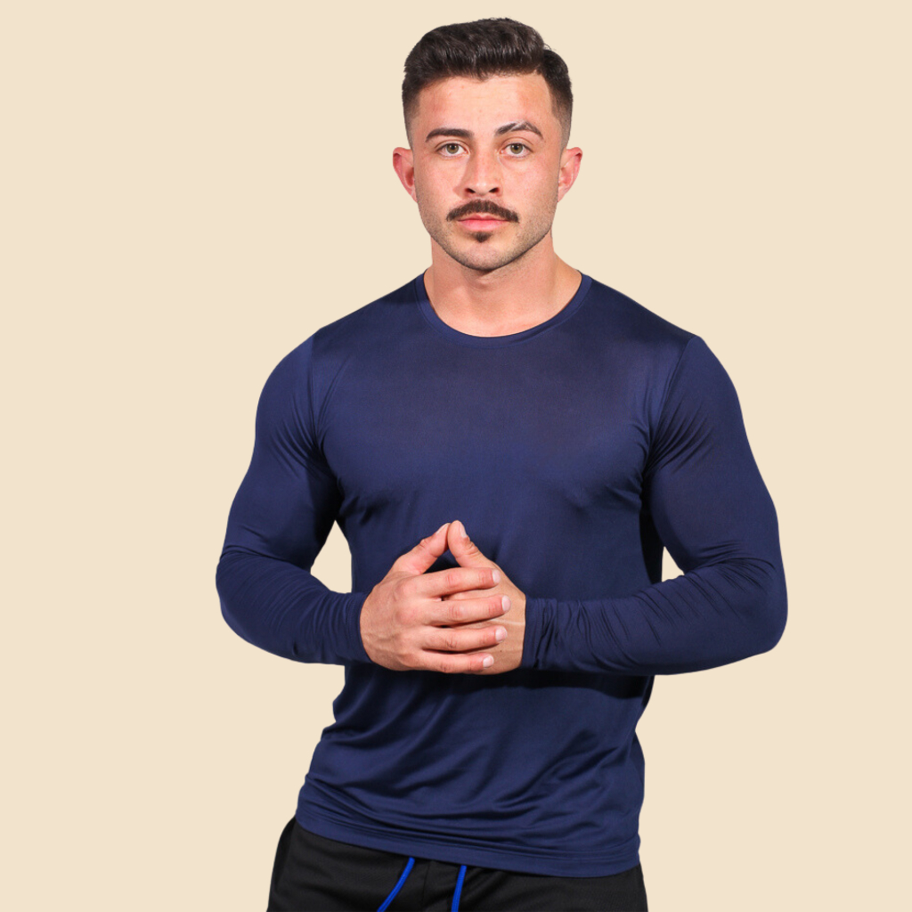 Camiseta Térmica Masculina Com Proteção UV 50+ Leveza e Conforto Academia Treino Corrida Esporte