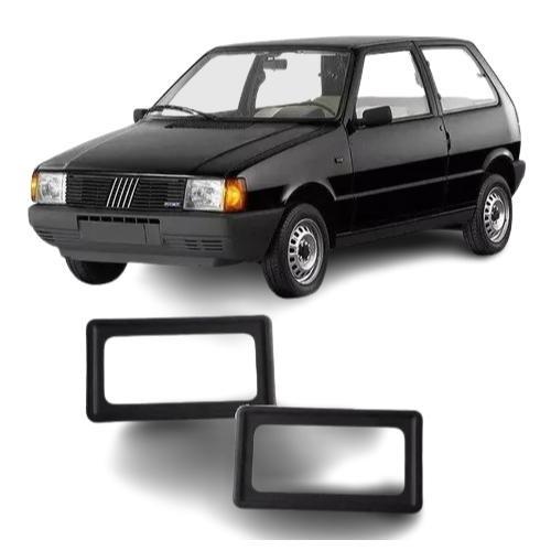 Par Molduras Maçanetas Interna Fiat Uno Prêmio Fiorino Elba