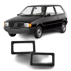 Par Molduras Maçanetas Interna Fiat Uno Prêmio Fiorino Elba