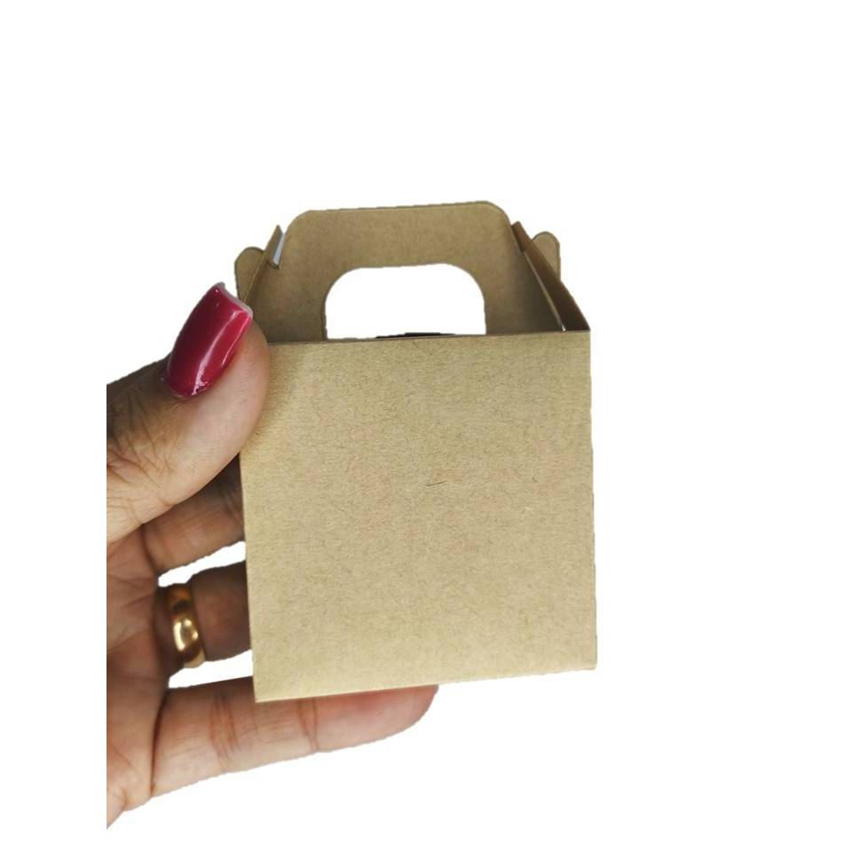 Caixinha Papel Kraft Mini Maletinha