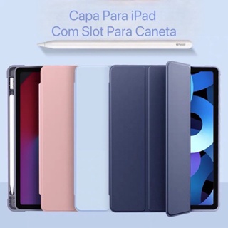 ATALHOBR Capa com porta para pencil Para iPad Air2/3/4/5 iPad 5/6/7/8/9/11Pro 9.7/10.2/10.5/10.9 Pol em Oferta na Shopee