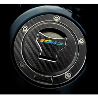 Adesivo Bocal de tanque Compatível  FAN TITAN 160 / ENVERNIZADO / jesusjoker / 4:20 varios modelos/ fibra de carbono em Oferta na Shopee