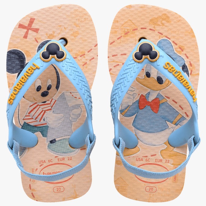 Chinelo Havaianas Baby Disney Classics Amarelo Pop Mickey