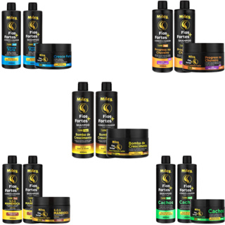Kit Shampoo Condicionador Mascara Tratamento Fios Mais Fortes Escolha Sua Milcy em Oferta na Shopee