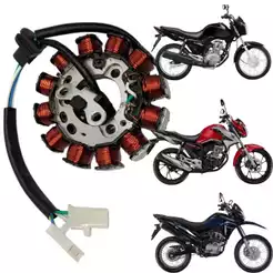 Estator Bobina Pulso Titan Start Fan 160 2016 2017 2018 2019 2020