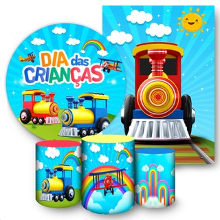Capas Painéis de Festa Sublimados Vários Modelos Tema Dia Das Crianças