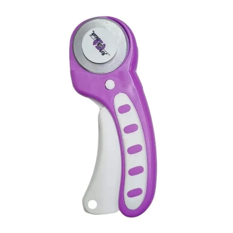 Cortador Circular de tecido 45mm Patchwork e Scrapbook Roxo em Oferta na Shopee