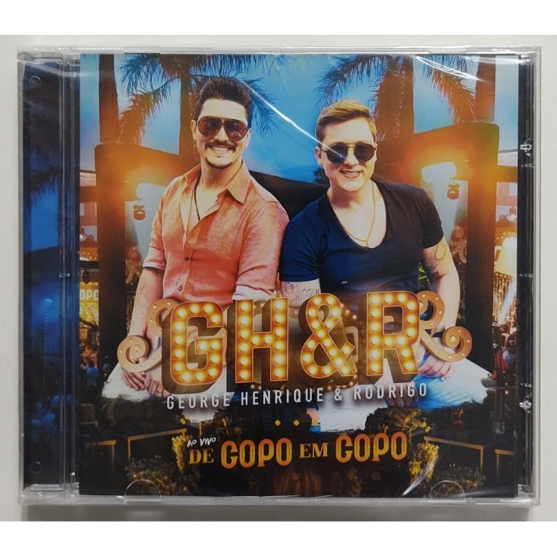 CD - GEORGE HENRIQUE & RODRIGO - ( DE COPO EM COPO ) - AO VIVO