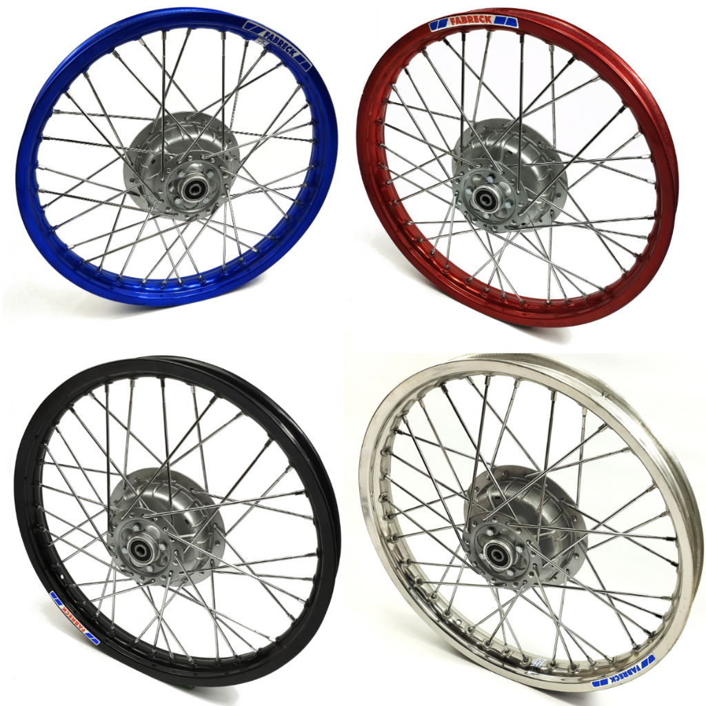Roda Dianteira Completa + Rolamentos Alumínio Raio 4mm - Cg 125 Titan / Today De 83 a 99