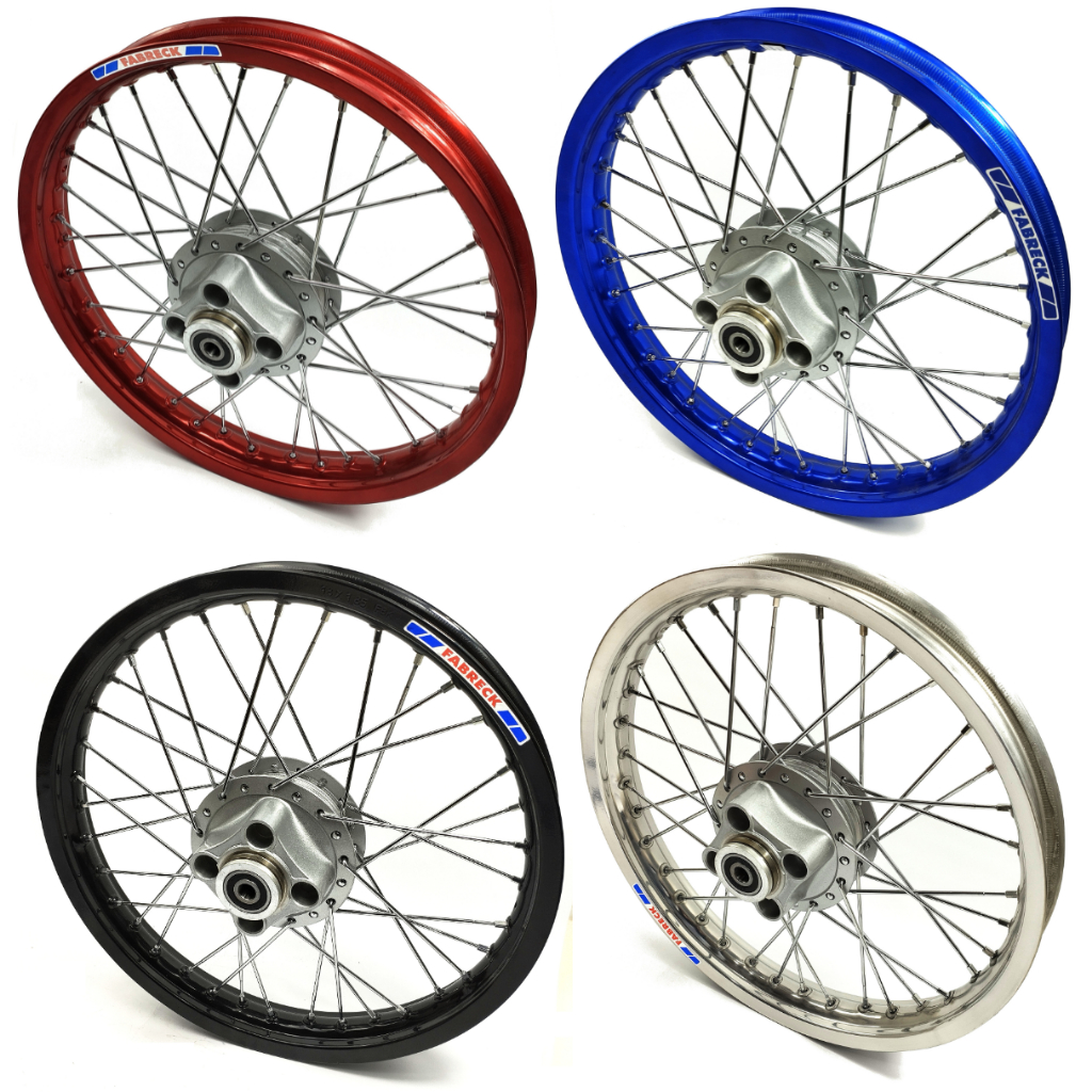 Roda Traseira Montada + Rolamentos Raios 4mm Aro Alumínio Cg 125 Bolinha/Titan/Today 79 a 99/ ML 125 / Turuna / Xls 125