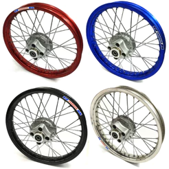 Roda Traseira Montada + Rolamentos Raios 4mm Aro Alumínio Cg 125 Bolinha/Titan/Today 79 a 99/ ML 125 / Turuna / Xls 125