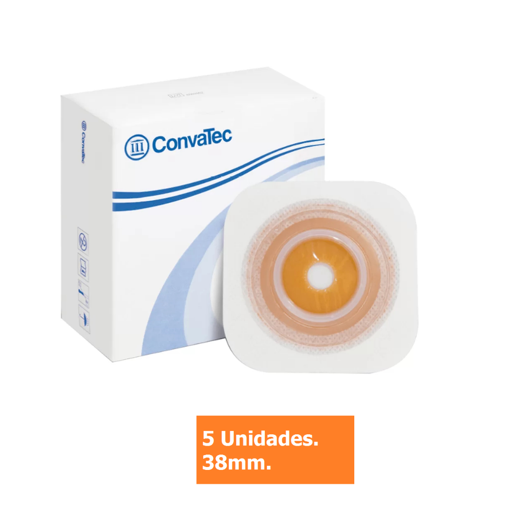 SurFit Plus Placa Stomahesive 38mm C/Adesivo Microporoso Cx c/5u ConvaTec em Oferta na Shopee